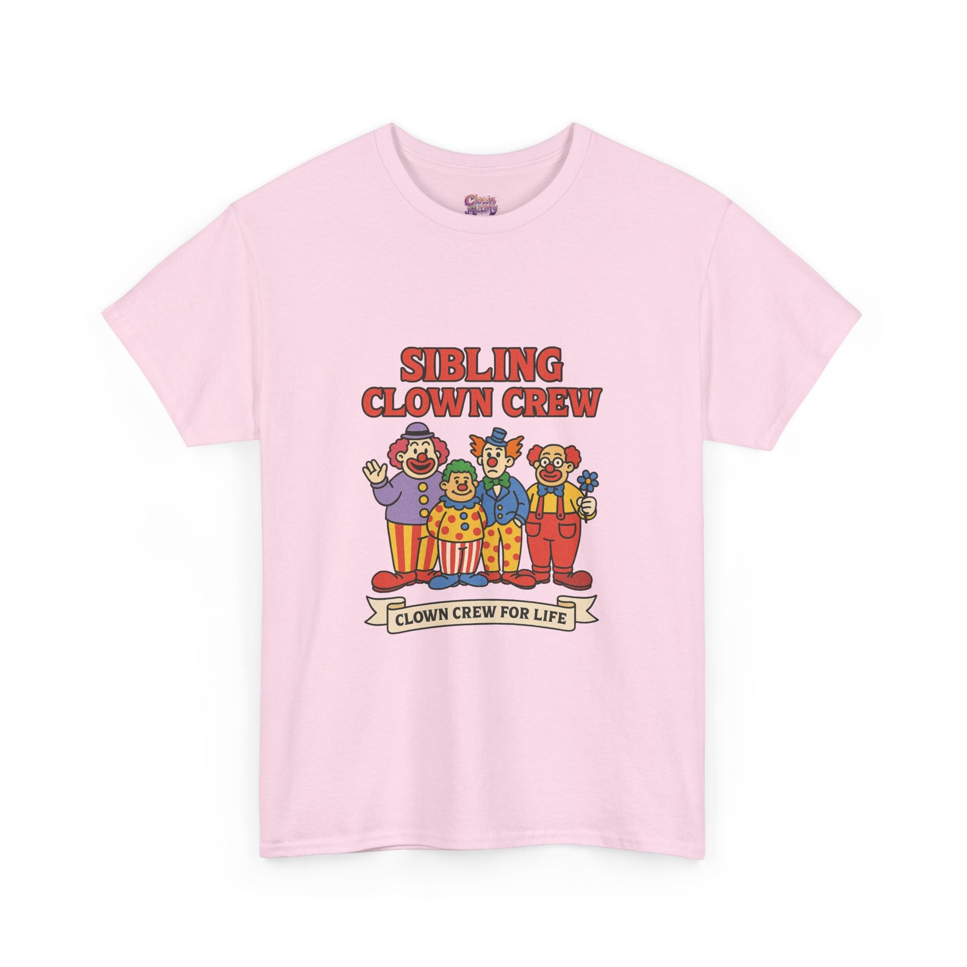 Clown Siblings Unisex Heavy Cotton Tee