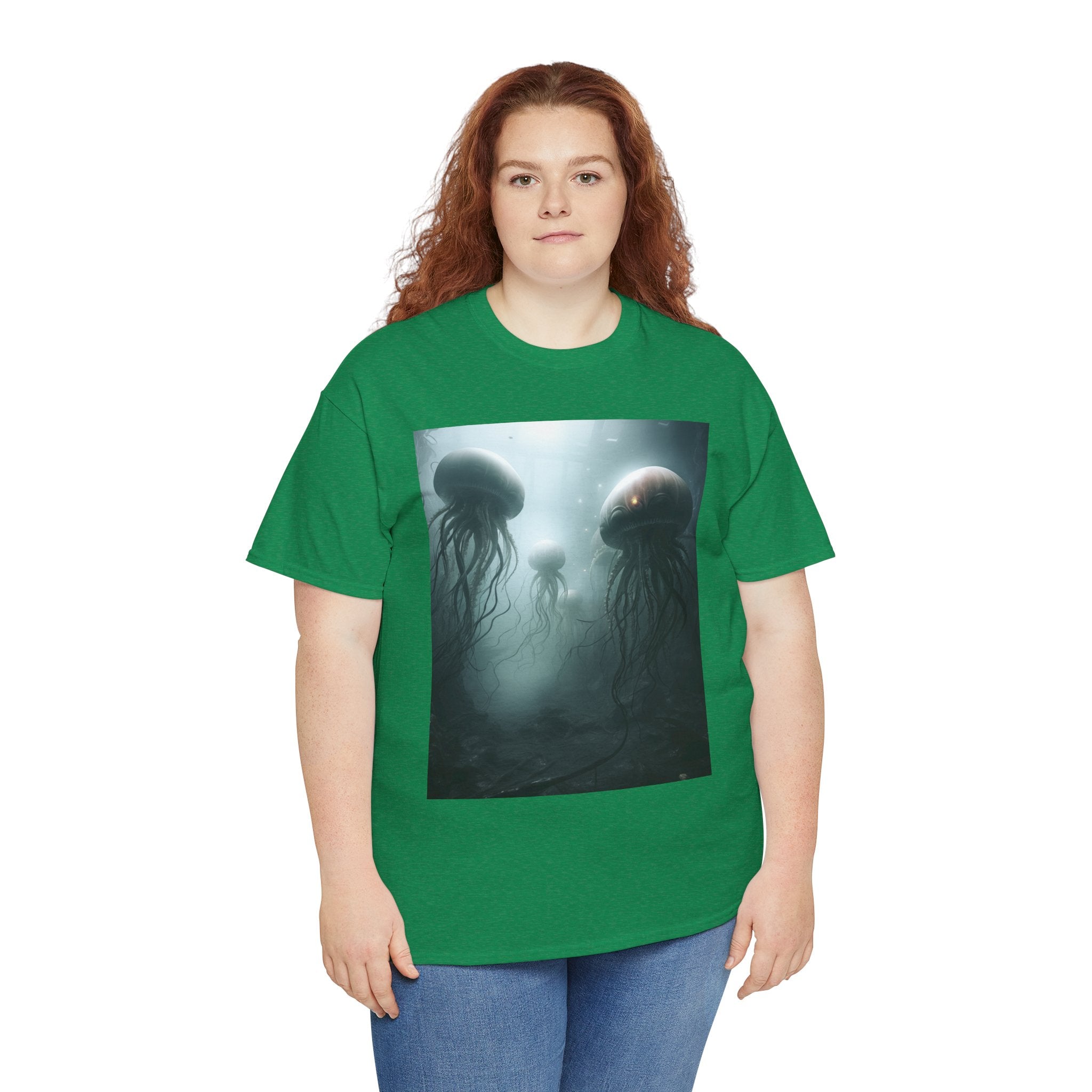 Alien Jellyfish Unisex Heavy Cotton Tee