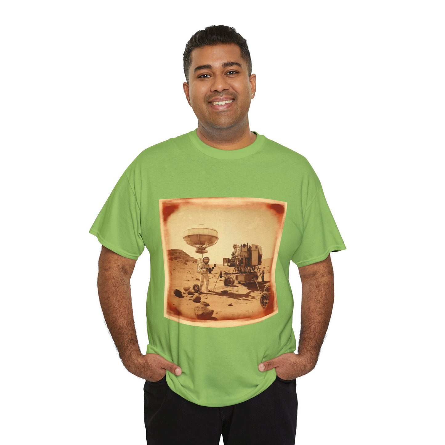 Martian Polaroid Unisex Heavy Cotton Tee