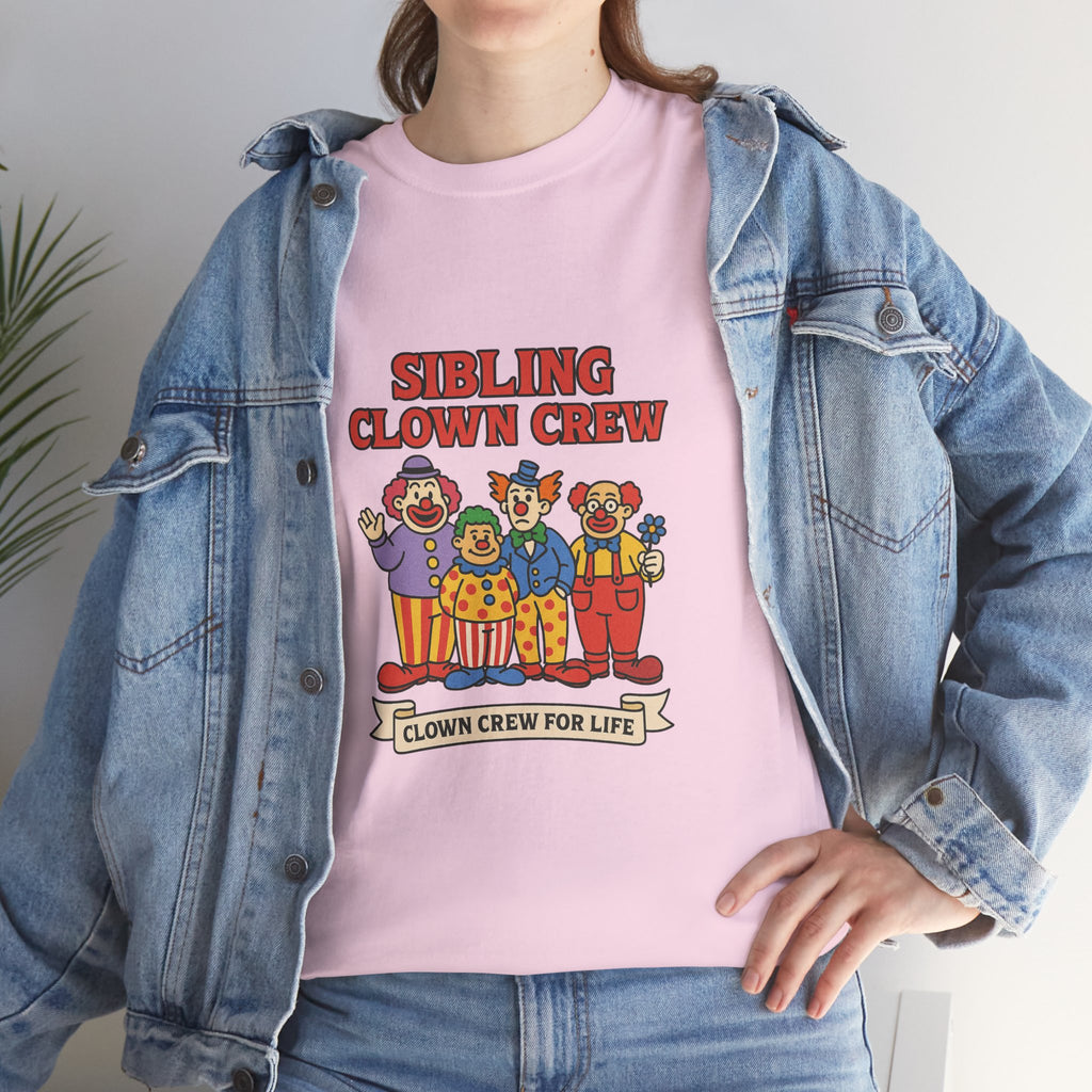 Clown Siblings Unisex Heavy Cotton Tee