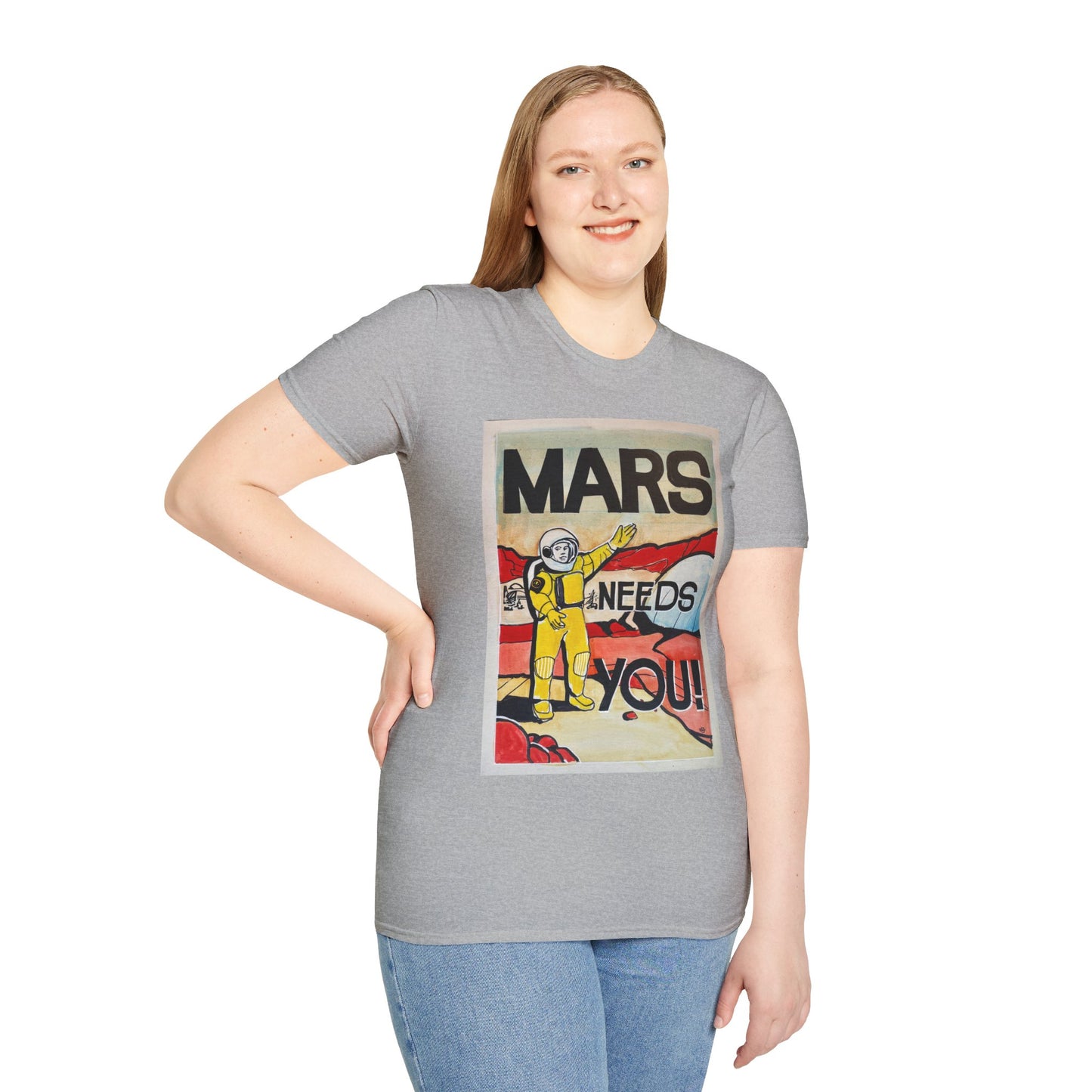 Mars Needs You Unisex Softstyle T-Shirt