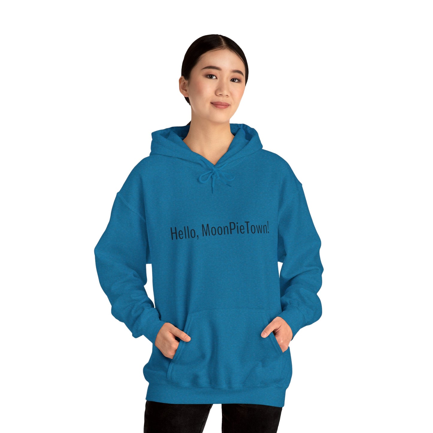 Fun MoonPieTown Hooded Sweatshirt for Casual Wear