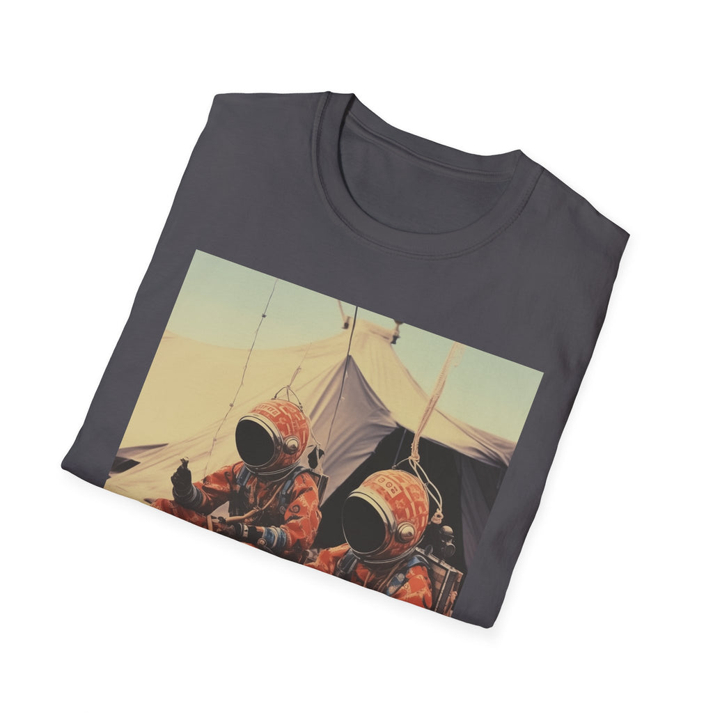 Martian African Print Unisex Softstyle T-Shirt