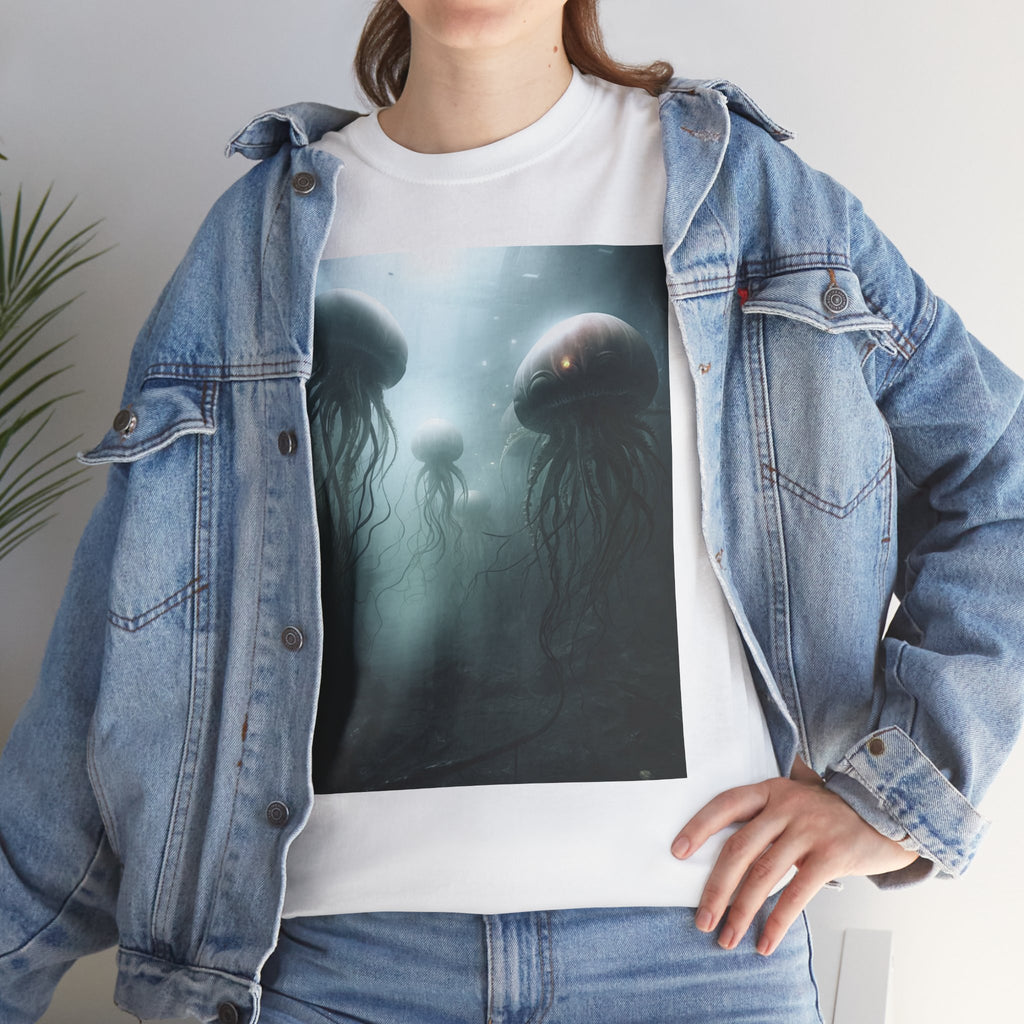 Alien Jellyfish Unisex Heavy Cotton Tee