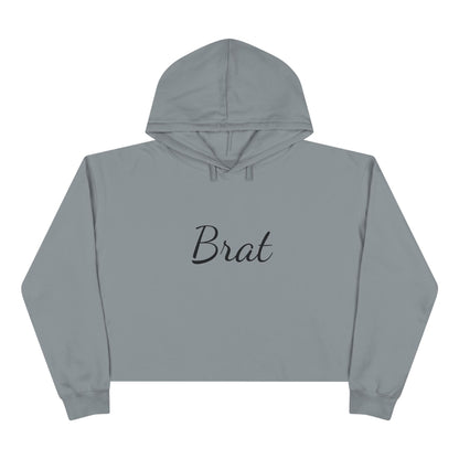 Brat XCX Crop Hoodie - Brat Design for Fashion-Forward Individuals