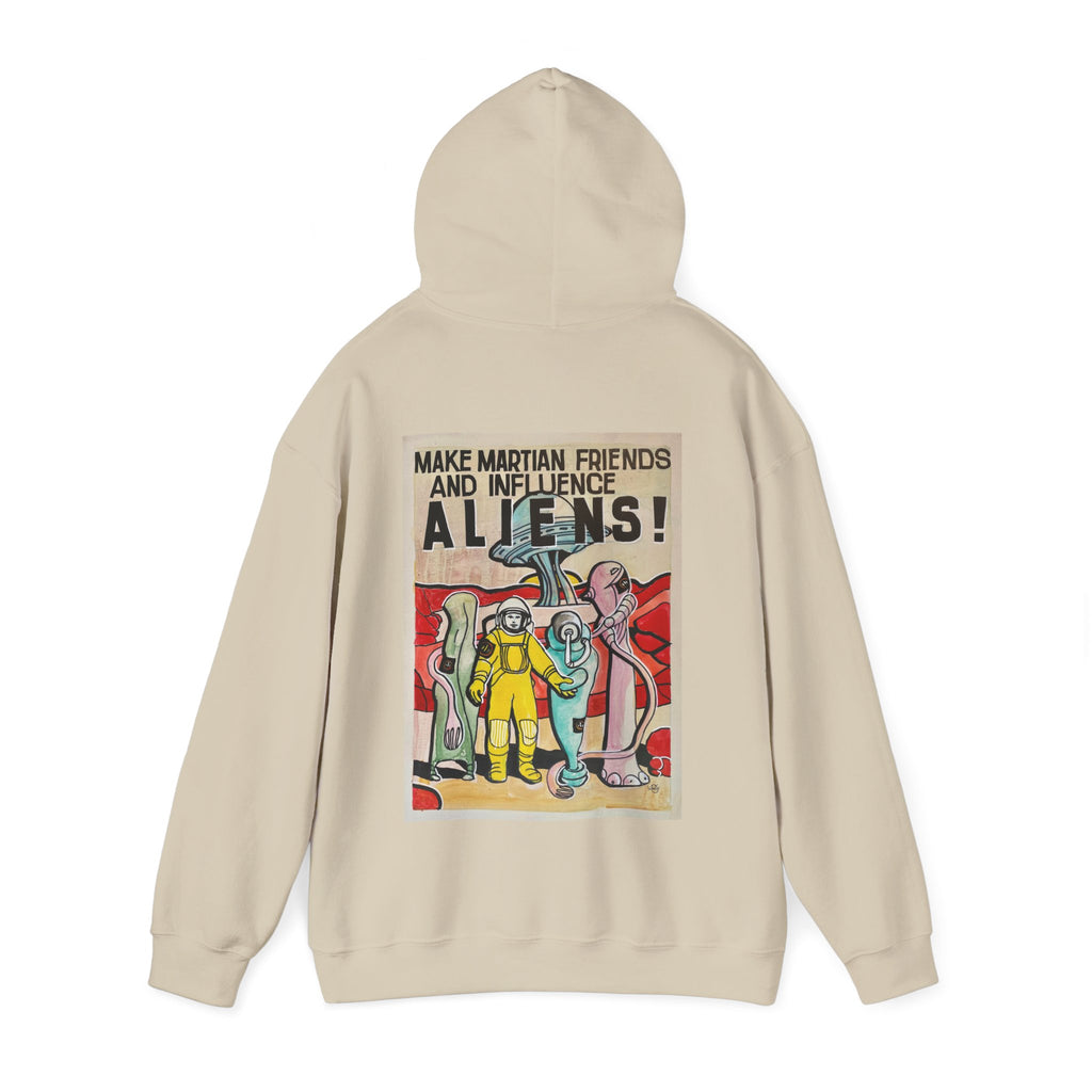 Mars Aliens Unisex Heavy Blend Hooded Sweatshirt