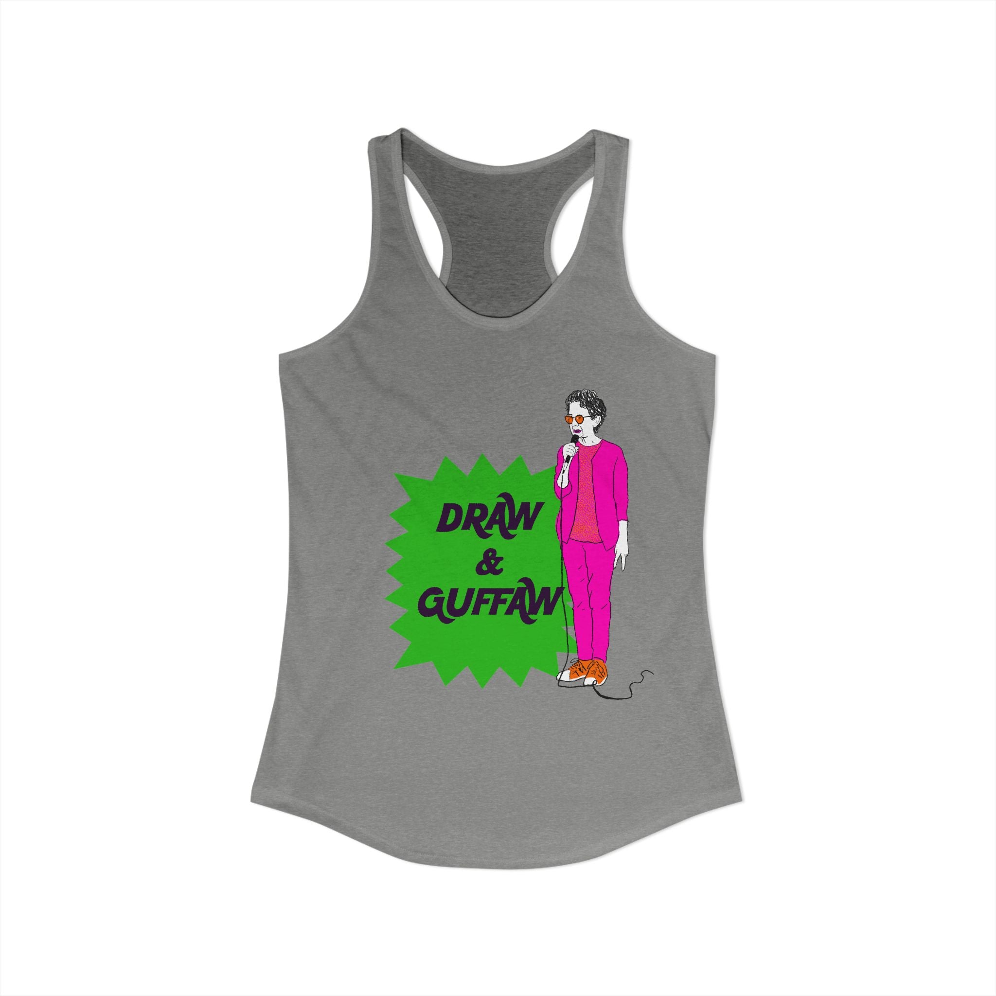 Draw and Guffaw Women's Ideal Racerback Tank