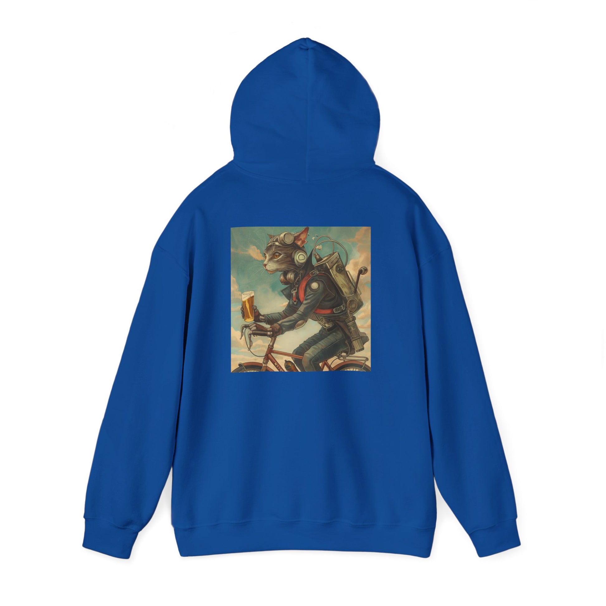 Robot Cat Unisex Heavy Blend Hooded Sweatshirt