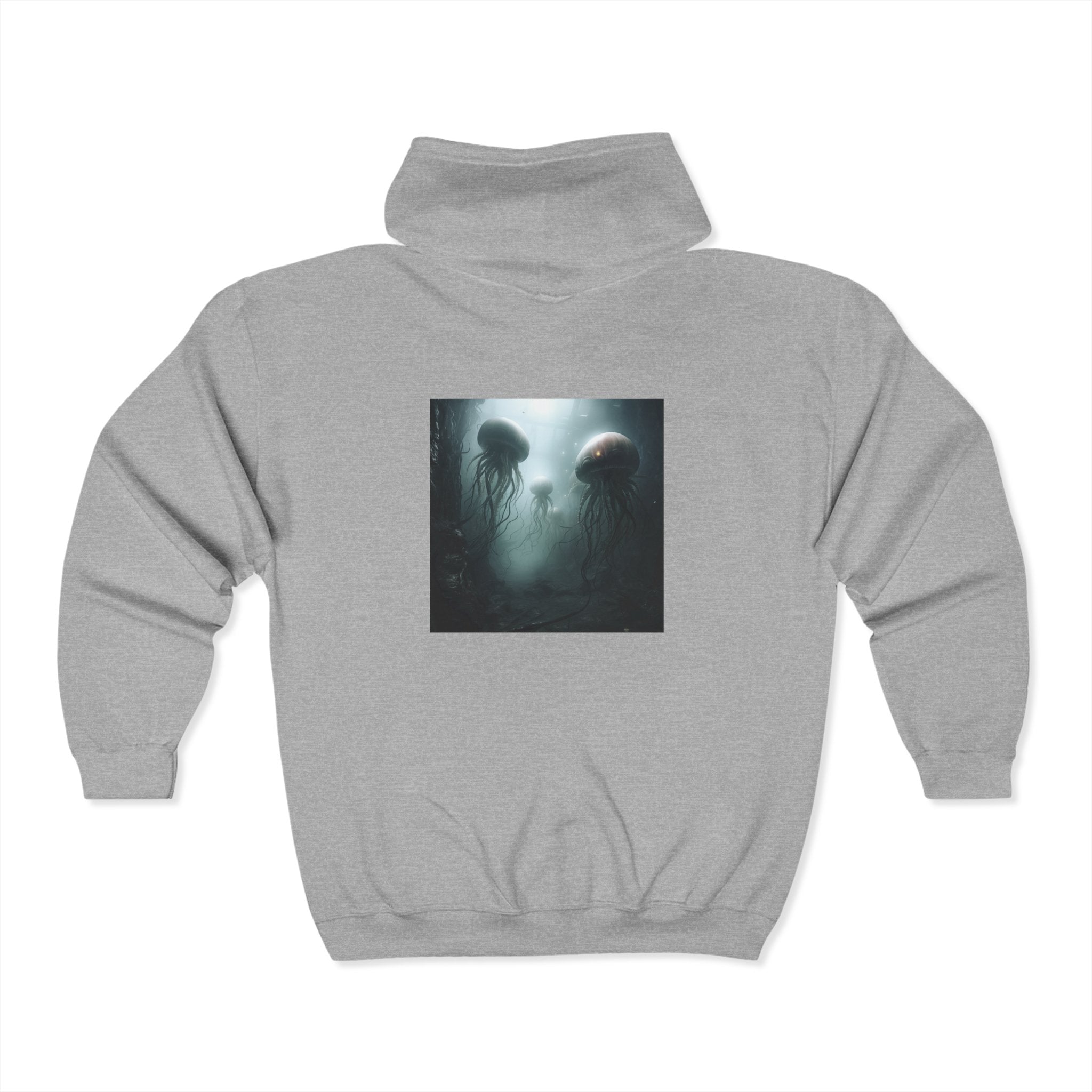 Alien Jellyfish Unisex Heavy Blend Full Zip Hooded Sweatshirt