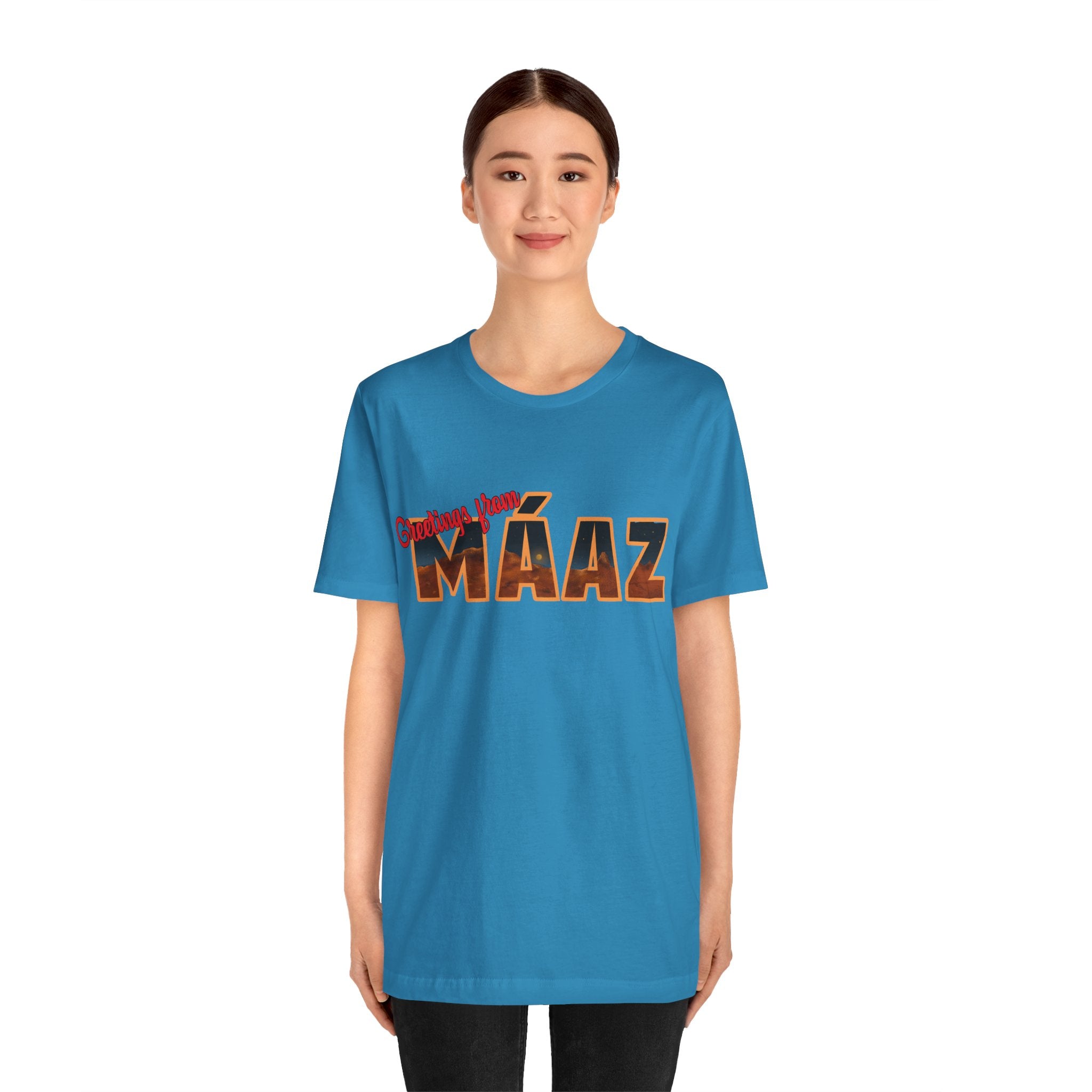 Greetings from Máaz Unisex Jersey Short Sleeve Tee