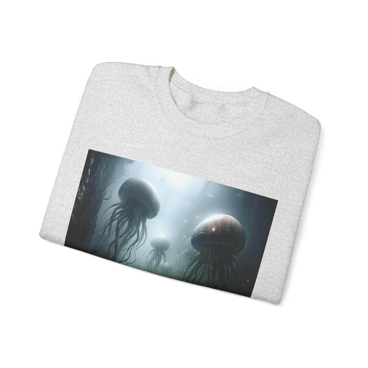 Alien Jellyfish Unisex Heavy Blend Crewneck Sweatshirt