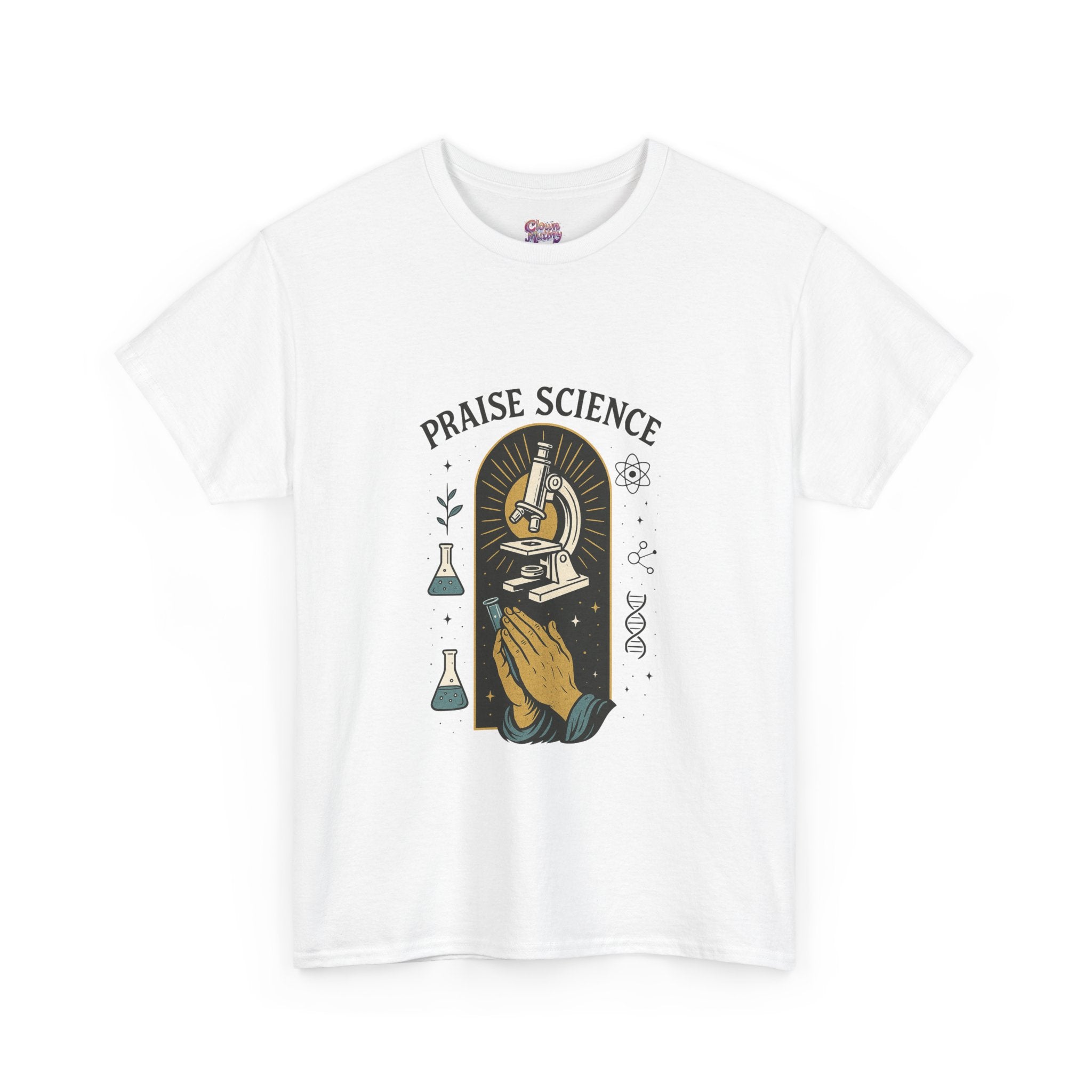 Praise Science Unisex Heavy Cotton Tee - Science Lover's T-Shirt for Educators and Students