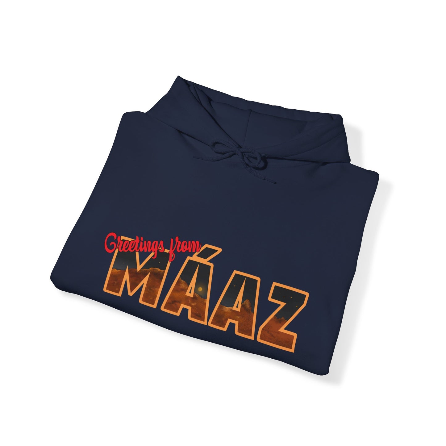 Greetings from Máaz Martians Unisex Heavy Blend Hooded Sweatshirt