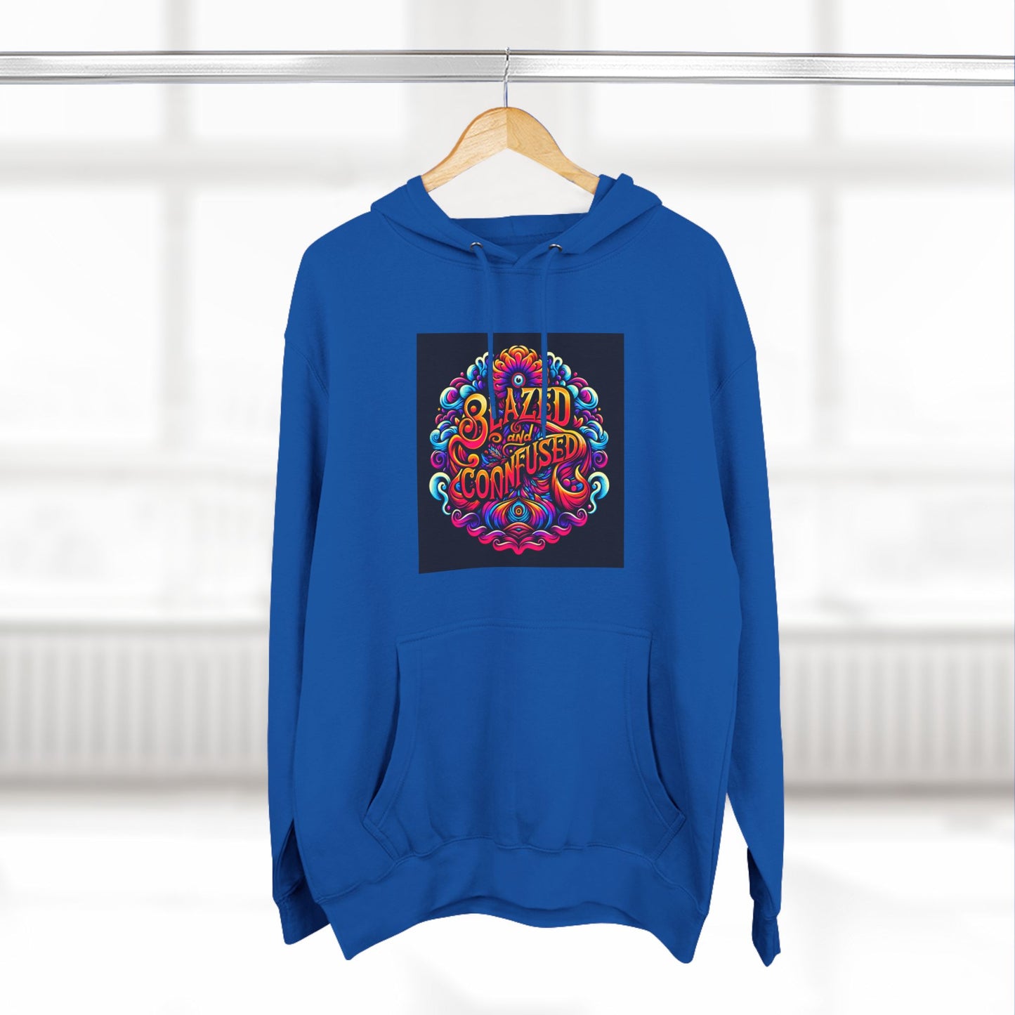 Blazed and Confused Three-Panel Fleece Hoodie