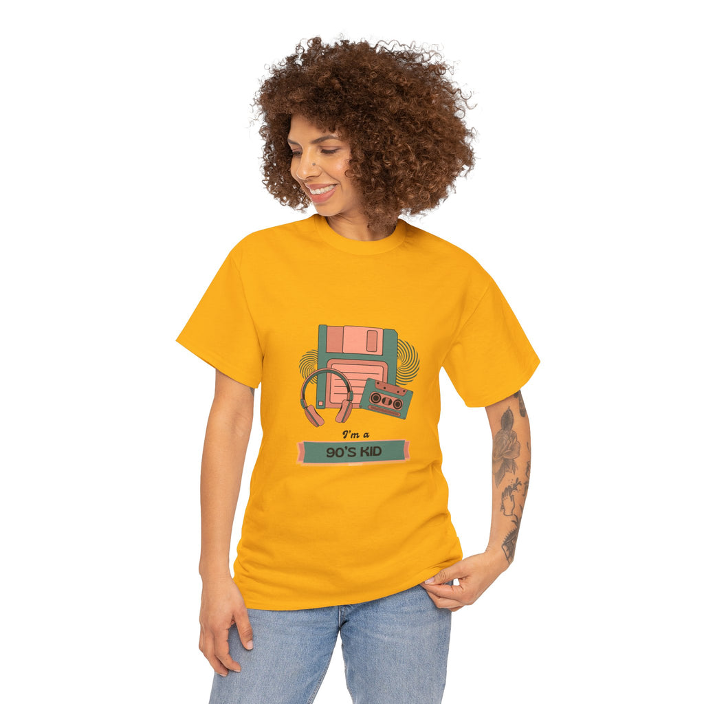90s Kid Unisex Heavy Cotton Tee