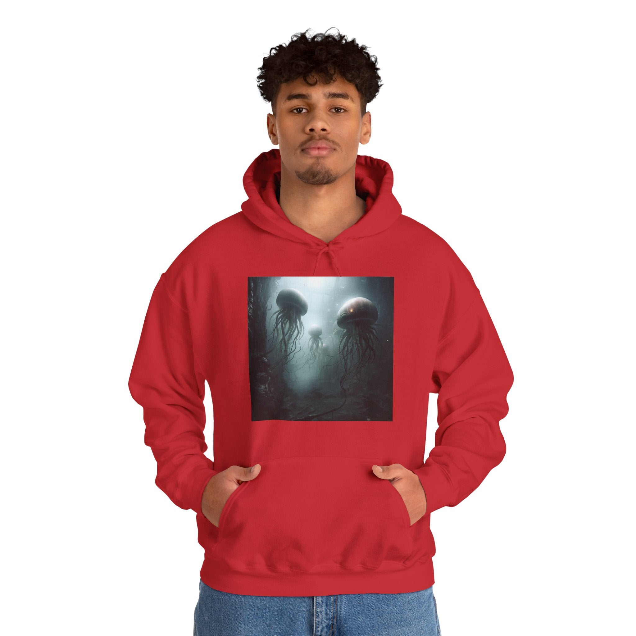 Alien Jellyfish Unisex Heavy Blend Hooded Sweatshirt