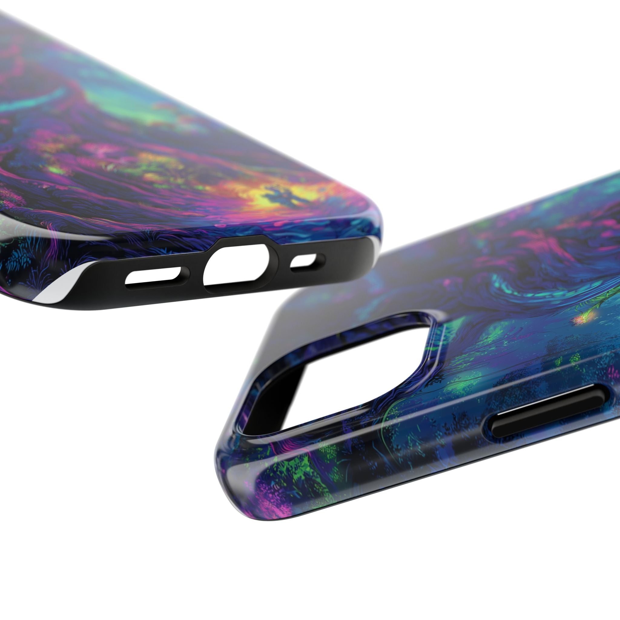 Psychedelic Tree Tough Phone Cases