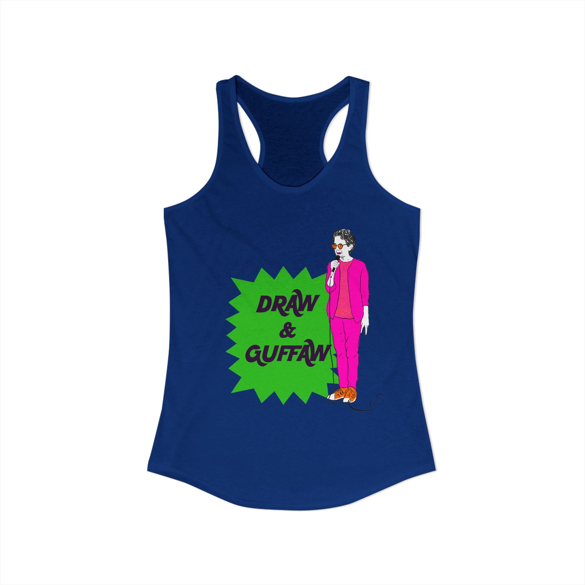 Draw and Guffaw Women's Ideal Racerback Tank
