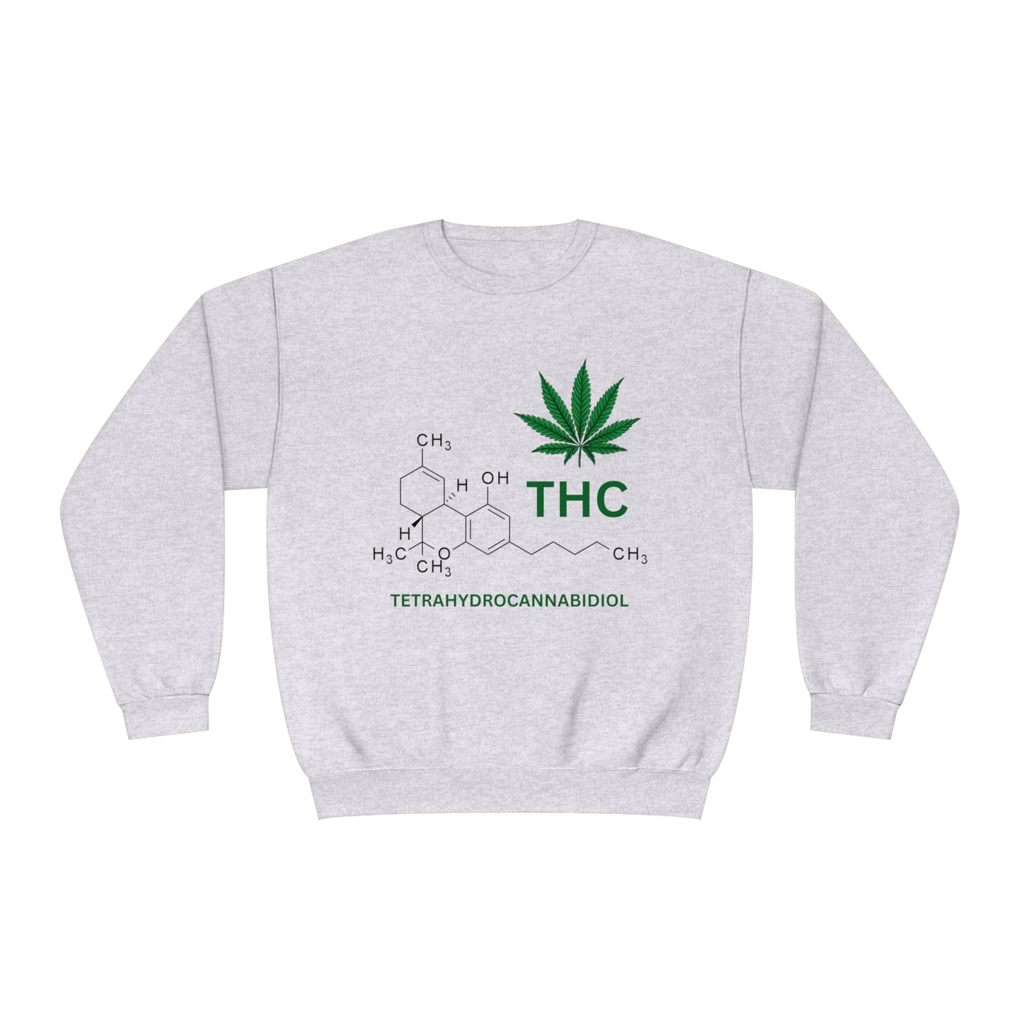 THC Molecule Unisex NuBlend Crewneck Sweatshirt