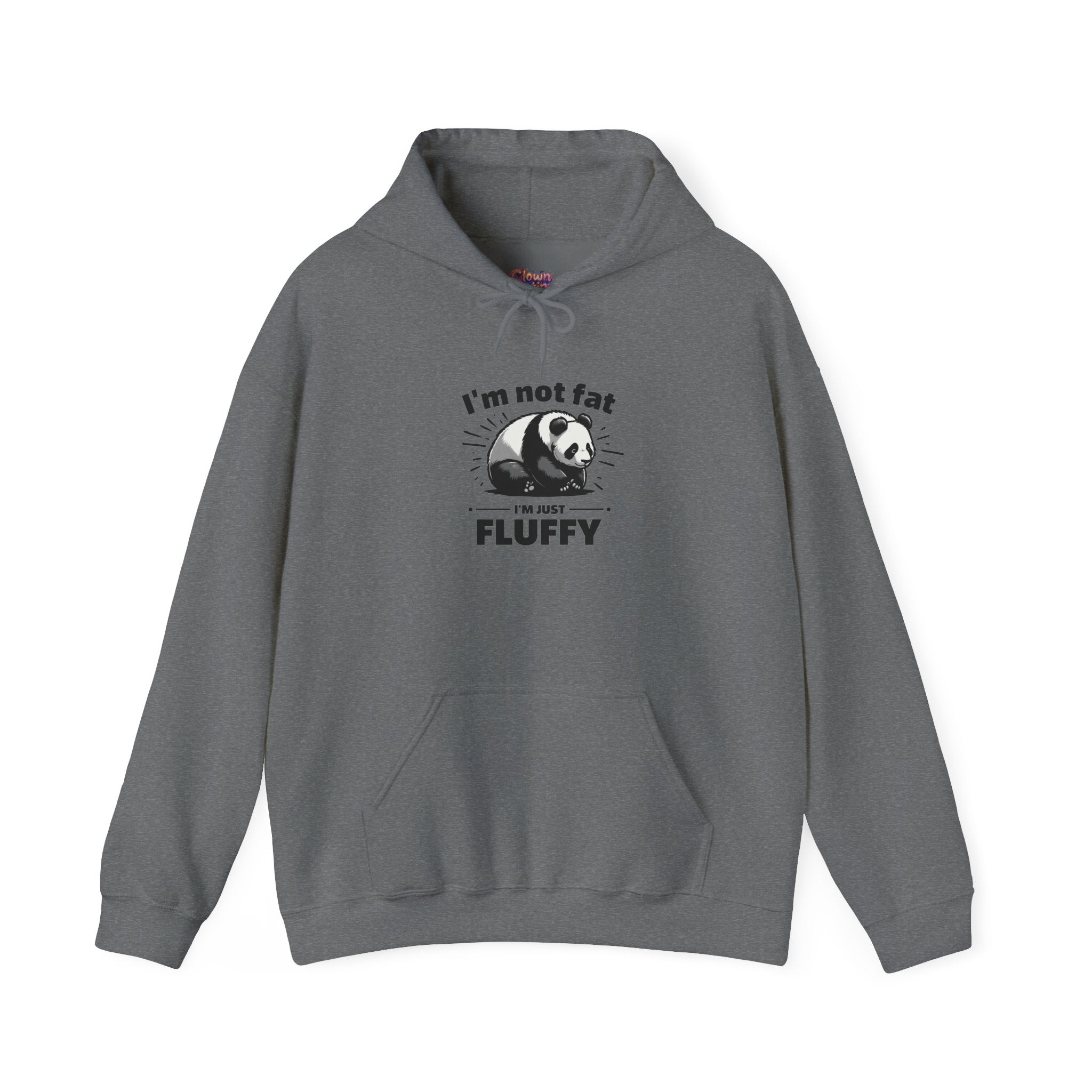 Funny Panda Hoodie - "I'm Not Fat, I'm Just Fluffy"