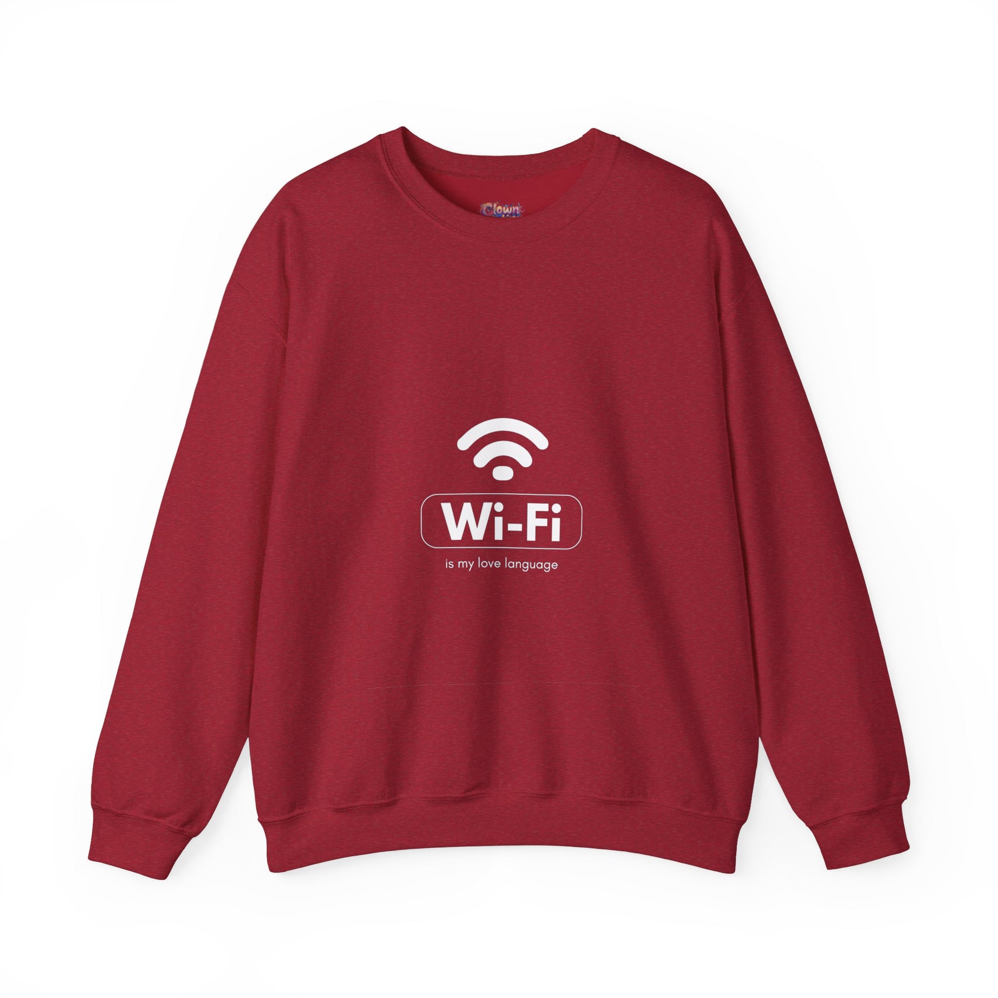 Wi-Fi Love Language Sweatshirt - Unisex Heavy Blend Crewneck