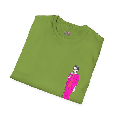 Draw and Guffaw Loren K Little Old Lady Unisex Softstyle T-Shirt