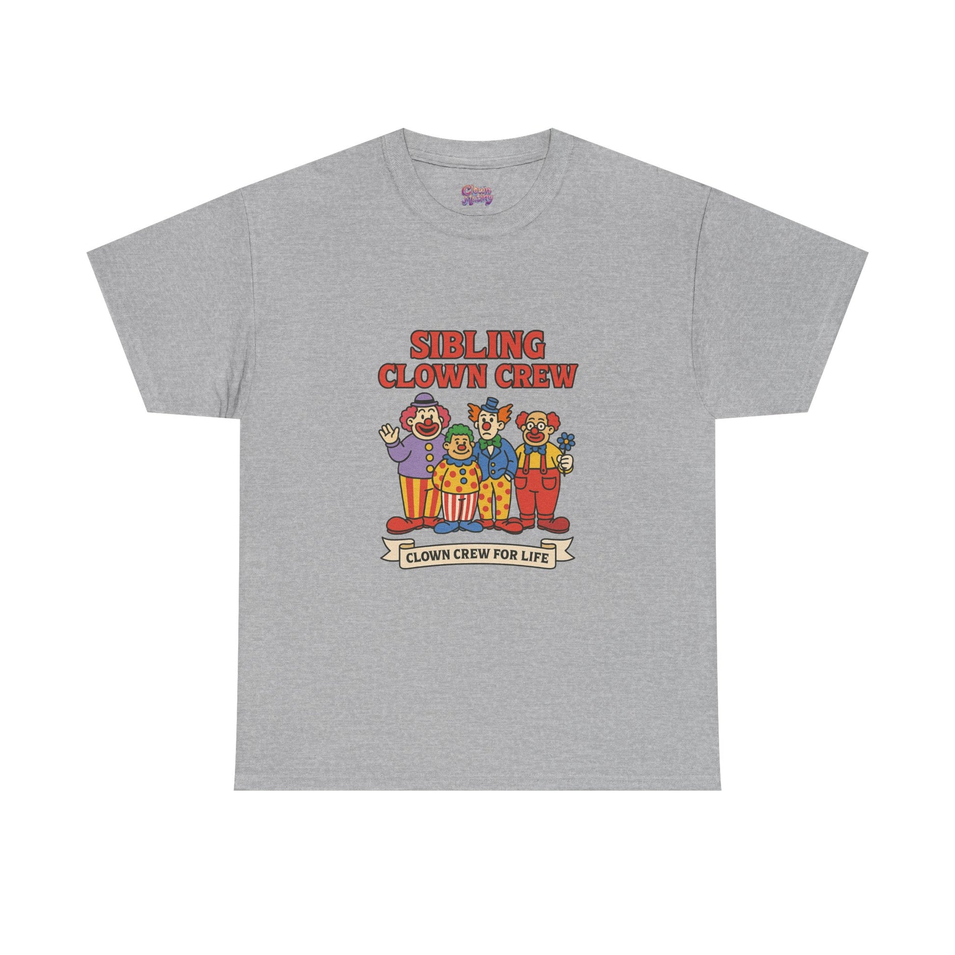 Clown Siblings Unisex Heavy Cotton Tee