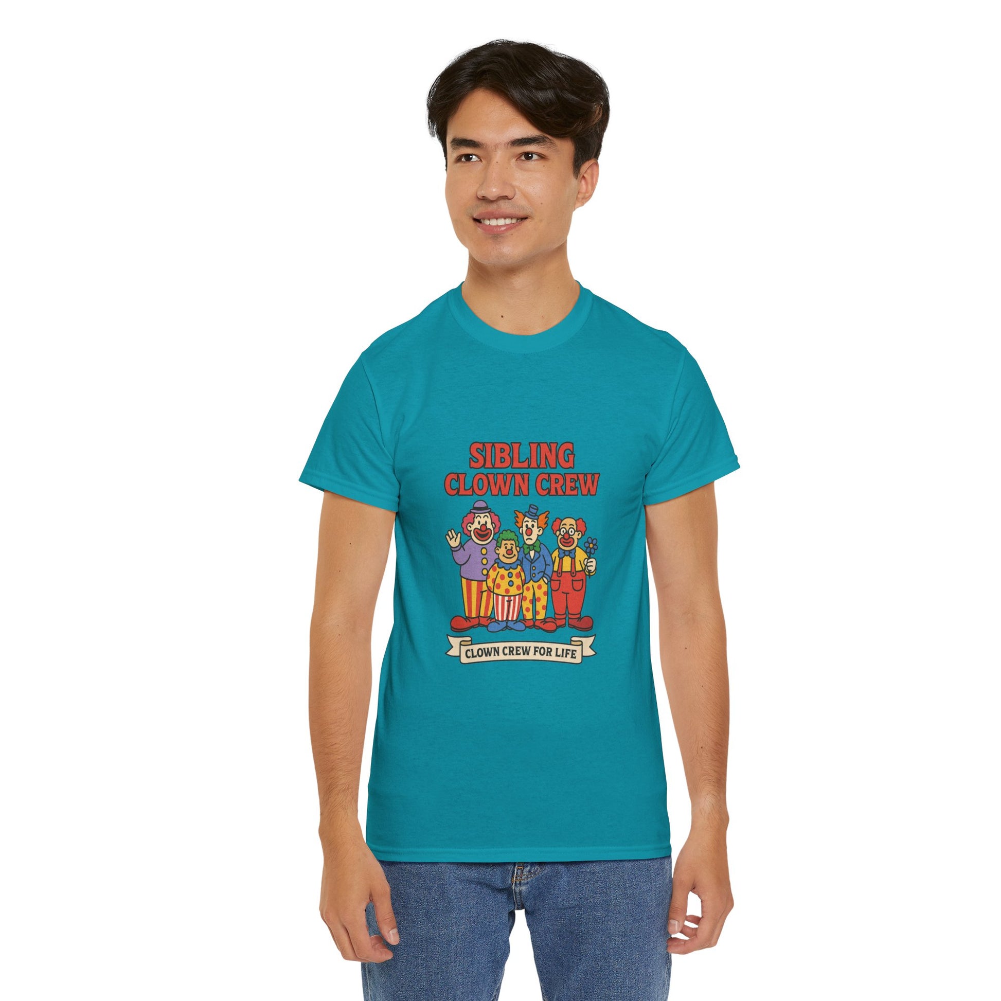 Clown Siblings Unisex Heavy Cotton Tee