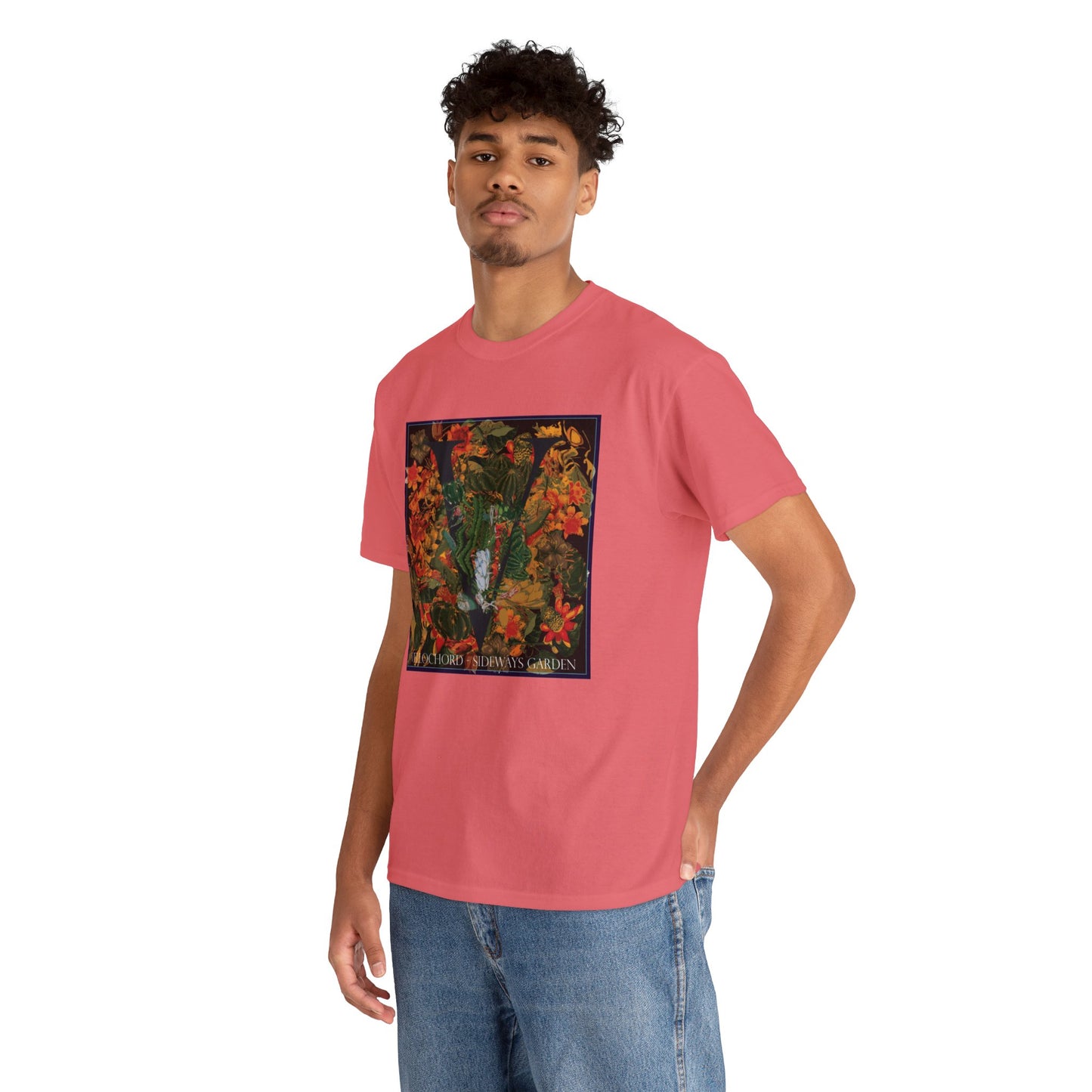 Official Vellochord Sideways Garden Unisex Heavy Cotton Tee