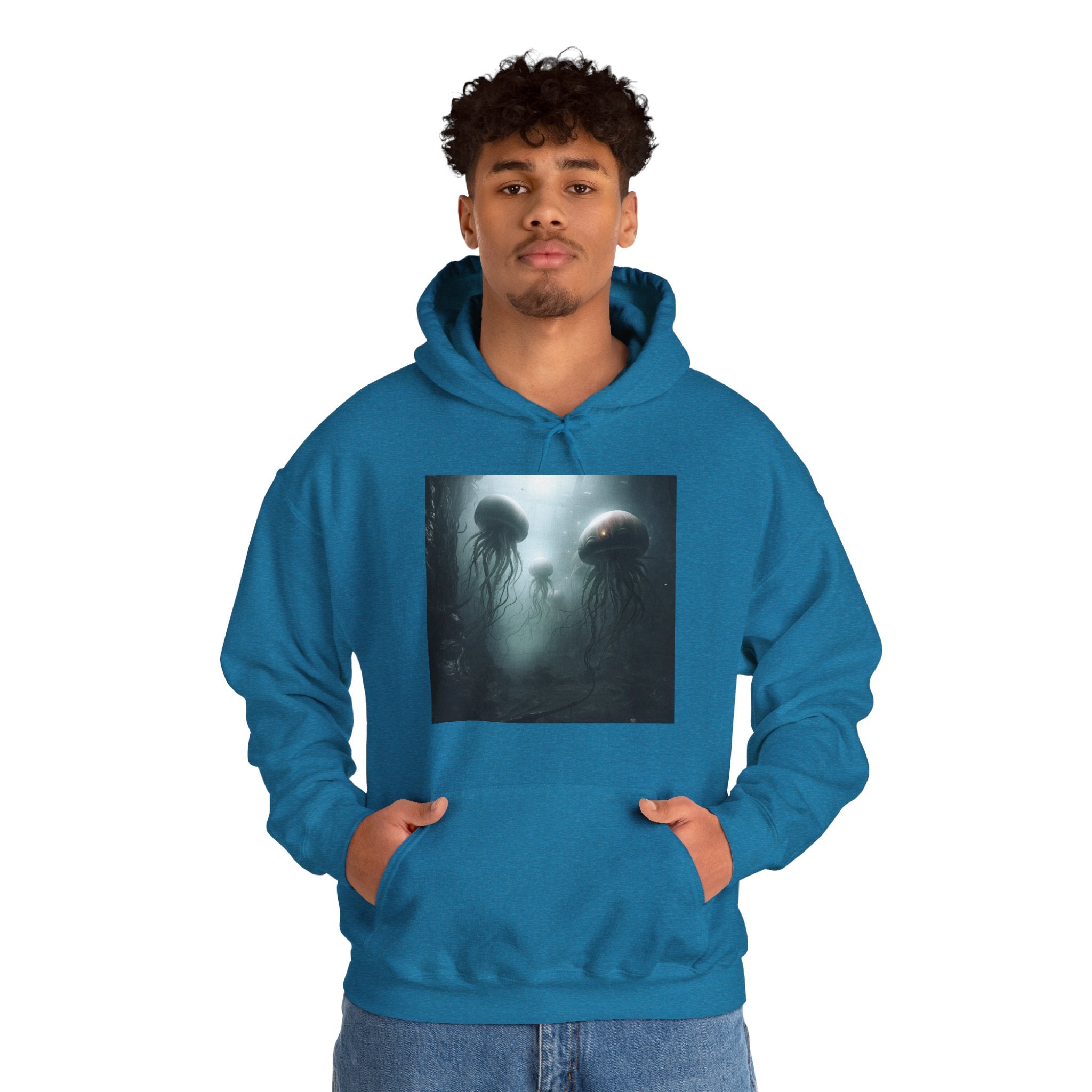 Alien Jellyfish Unisex Heavy Blend Hooded Sweatshirt