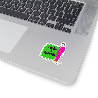 Draw and Guffaw Kiss-Cut Stickers