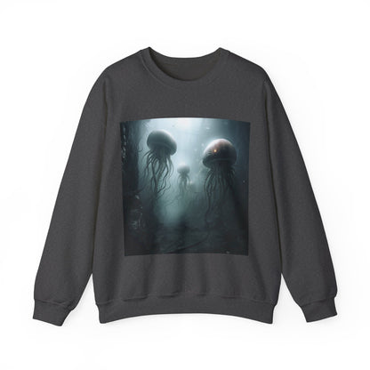 Alien Jellyfish Unisex Heavy Blend Crewneck Sweatshirt