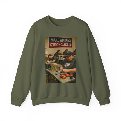 Unisex Heavy Blend Crewneck Sweatshirt - Make America Strong Again