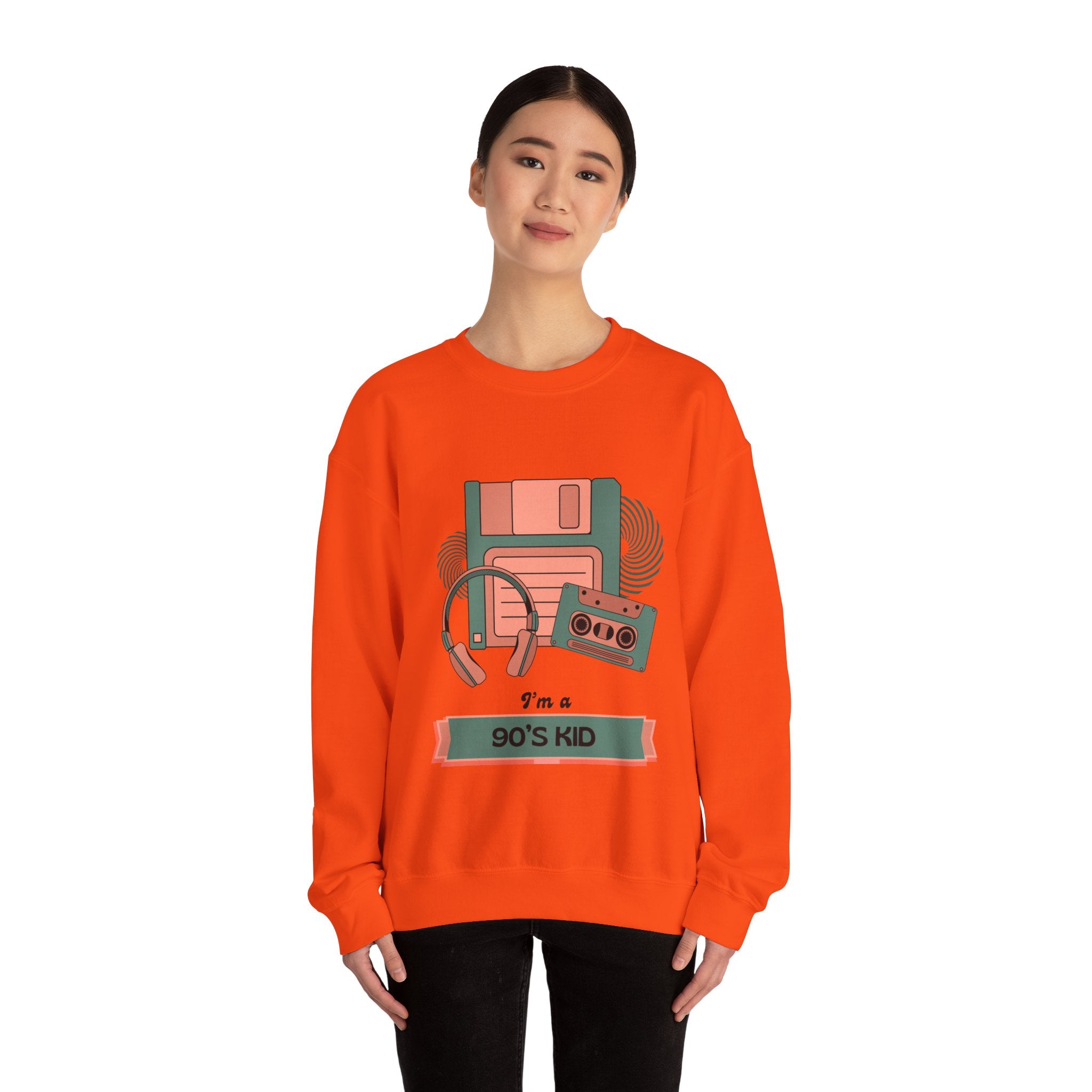 90s Kid Unisex Heavy Blend Crewneck Sweatshirt