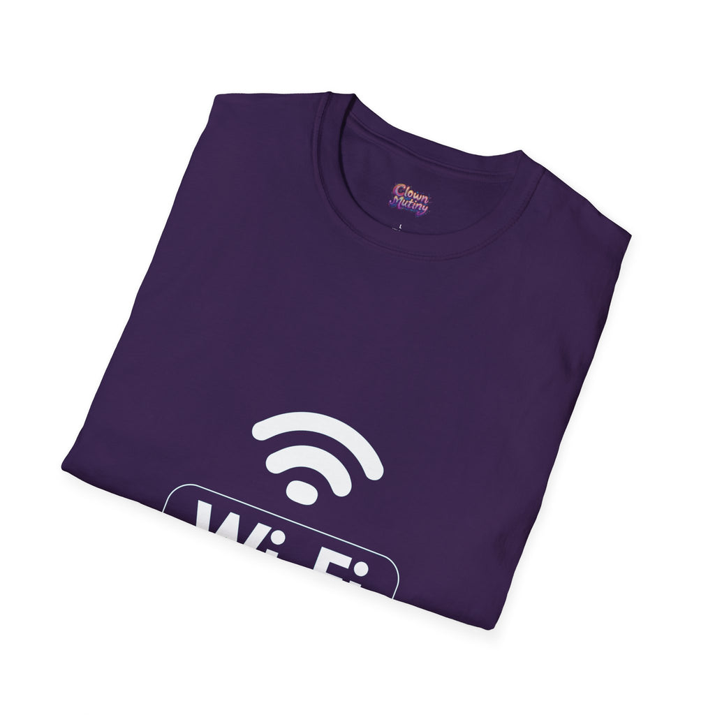 Funny Wi-Fi Love Language Unisex Softstyle T-Shirt | Perfect for Tech Lovers