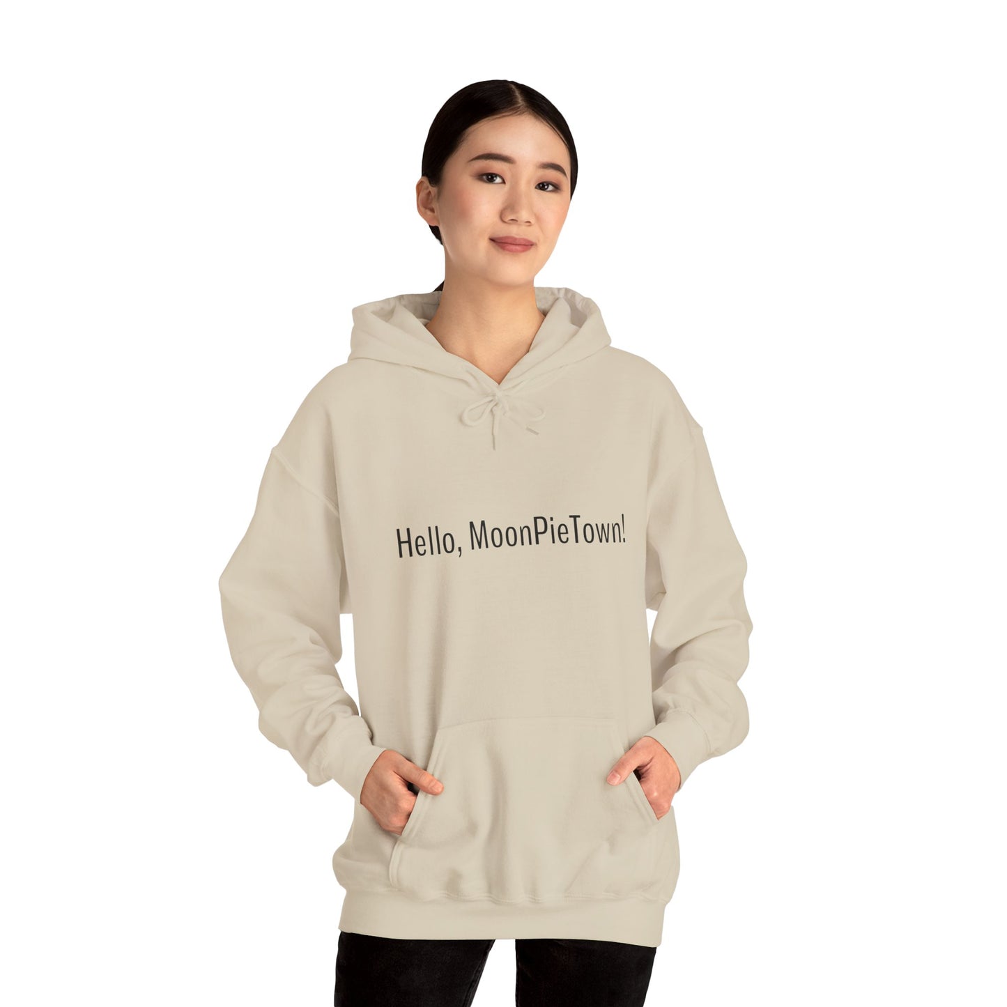 Fun MoonPieTown Hooded Sweatshirt for Casual Wear