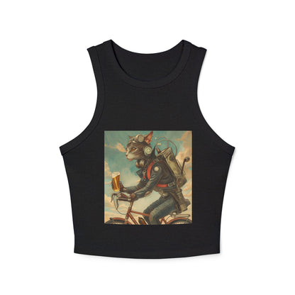 Cat Robot Bike Women's Tank Top - Fun & Unique Summer Apparel
