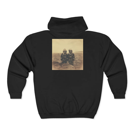 Mars Martians Unisex Heavy Blend Full Zip Hooded Sweatshirt