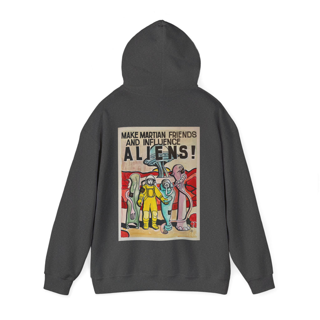Mars Aliens Unisex Heavy Blend Hooded Sweatshirt
