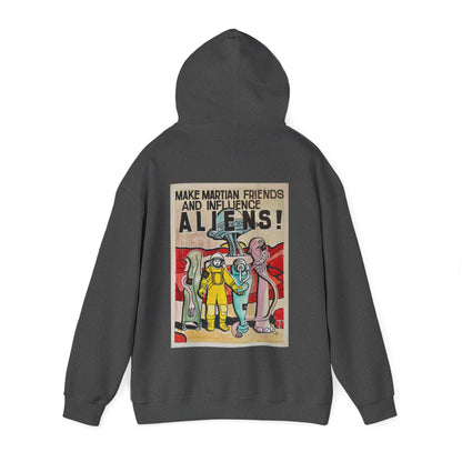Mars Aliens Unisex Heavy Blend Hooded Sweatshirt