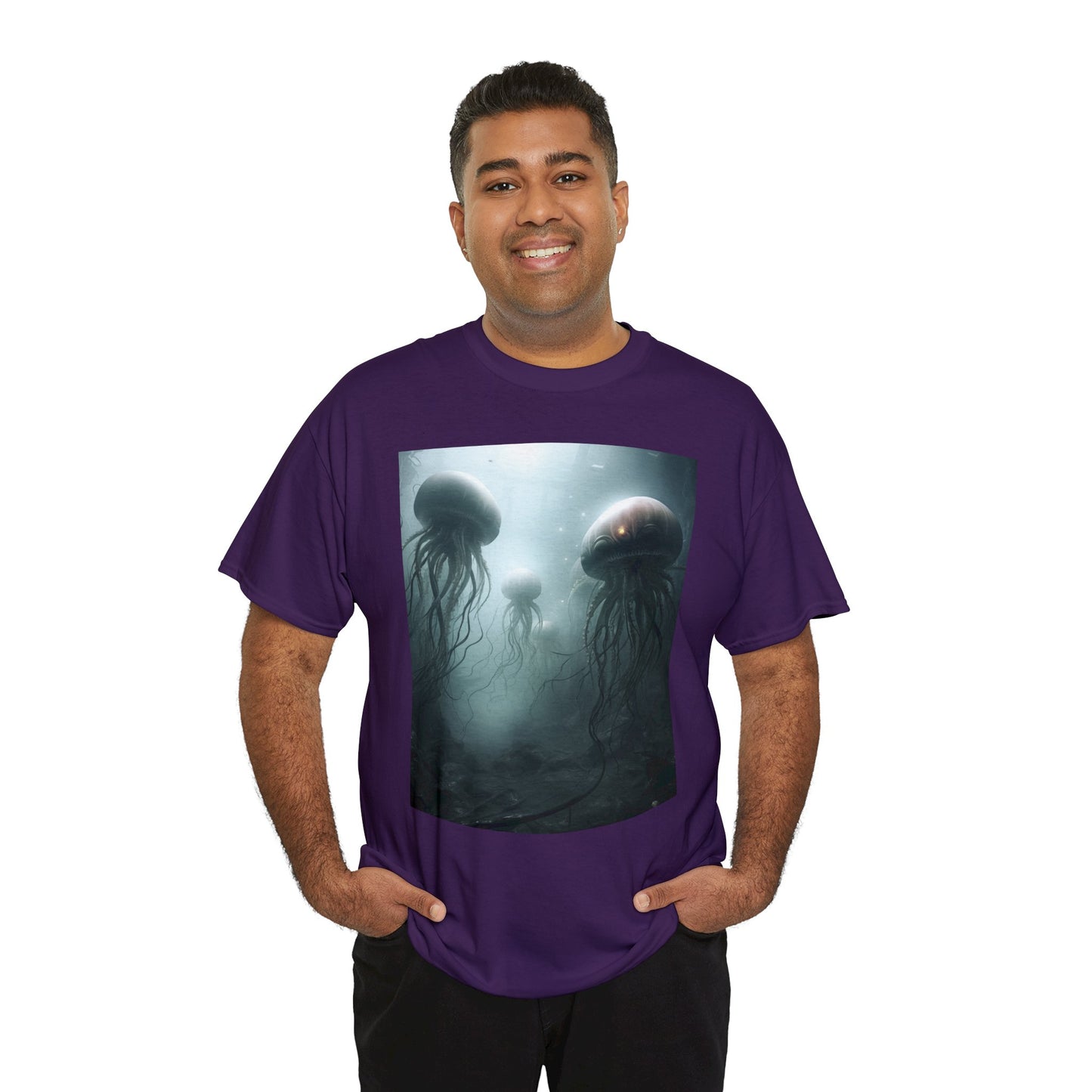 Alien Jellyfish Unisex Heavy Cotton Tee