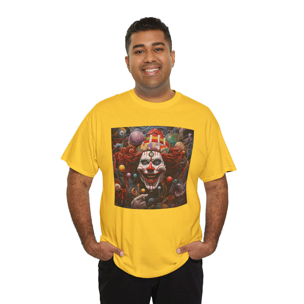 Clown Mutiny Face Unisex Heavy Cotton Tee