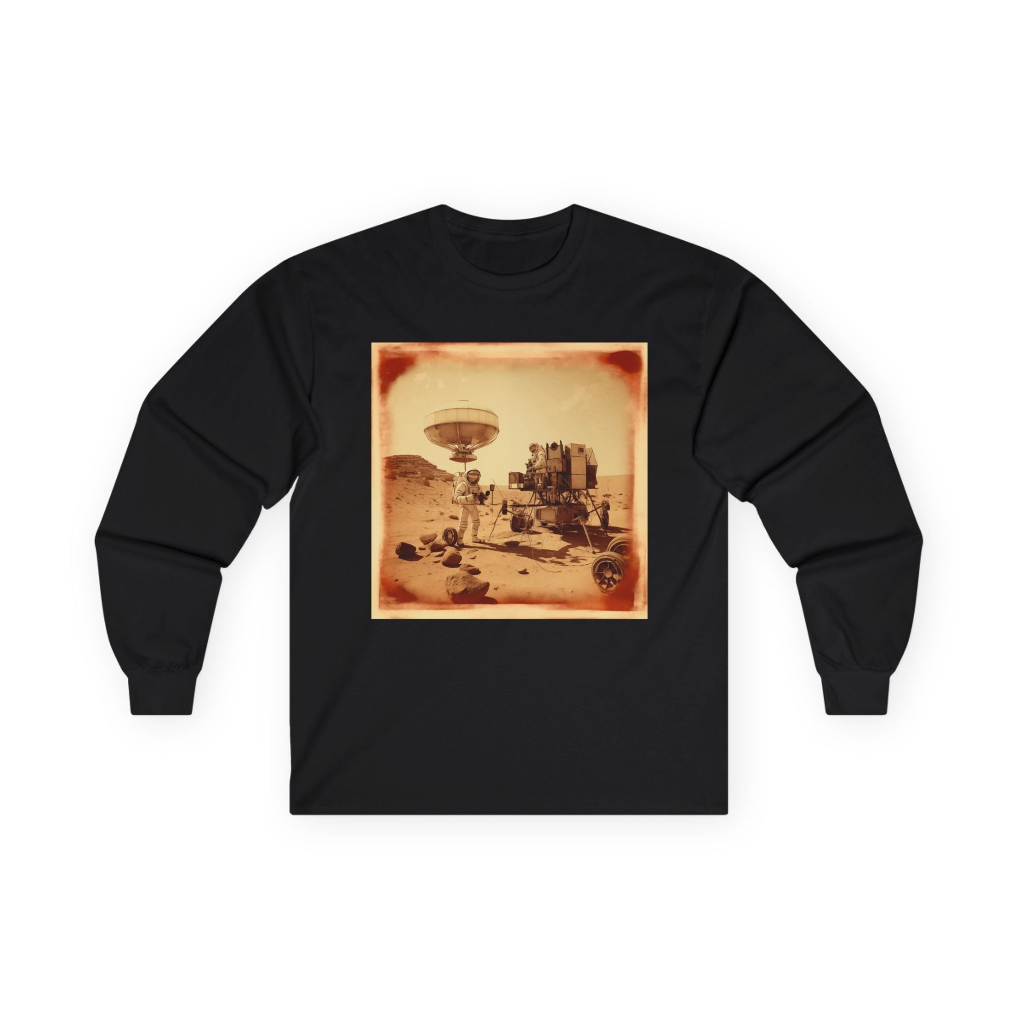 Martian Polaroid Unisex Ultra Cotton Long Sleeve Tee