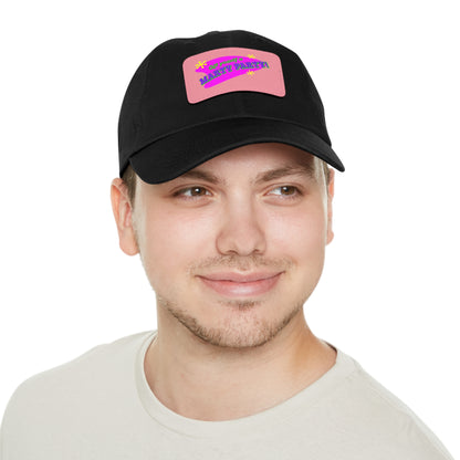 Marty Party Dad Hat with Leather Patch (Rectangle)