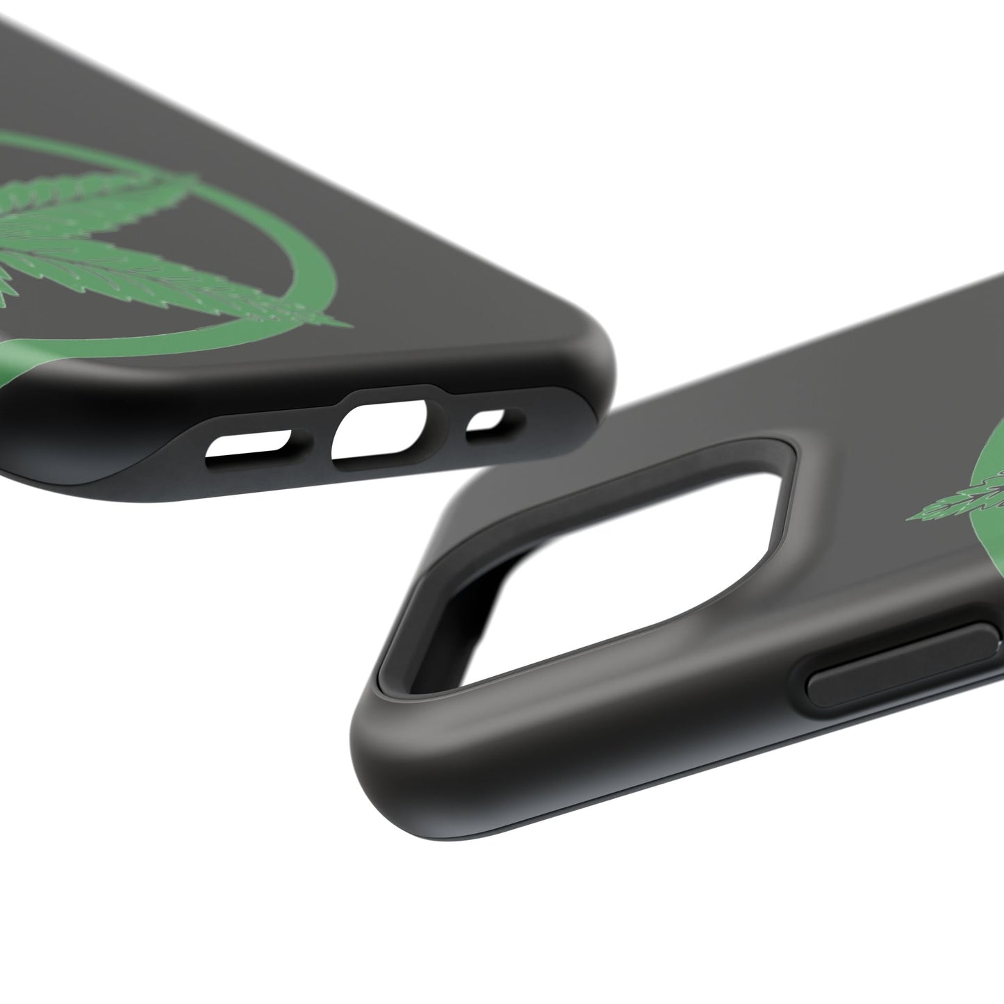 Green Army Half Star Leaf MagSafe Tough Cases