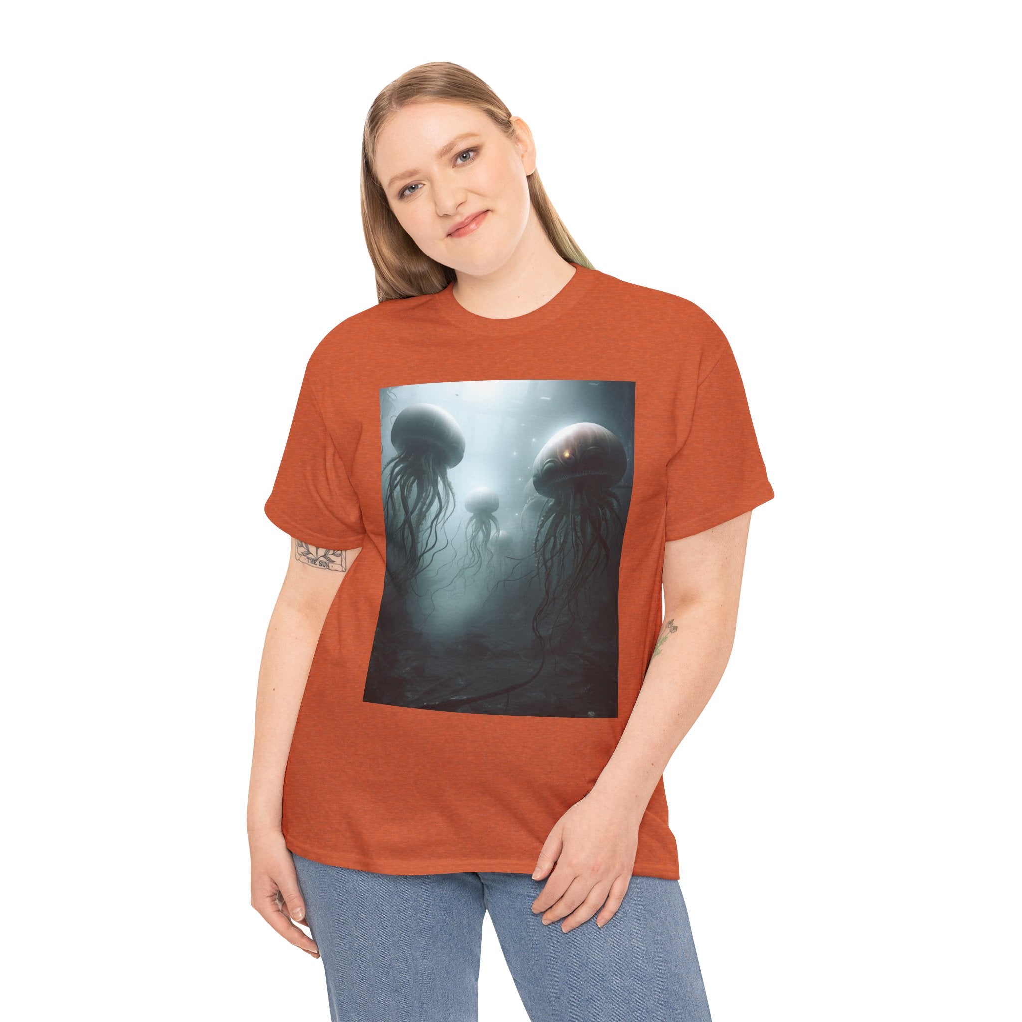 Alien Jellyfish Unisex Heavy Cotton Tee
