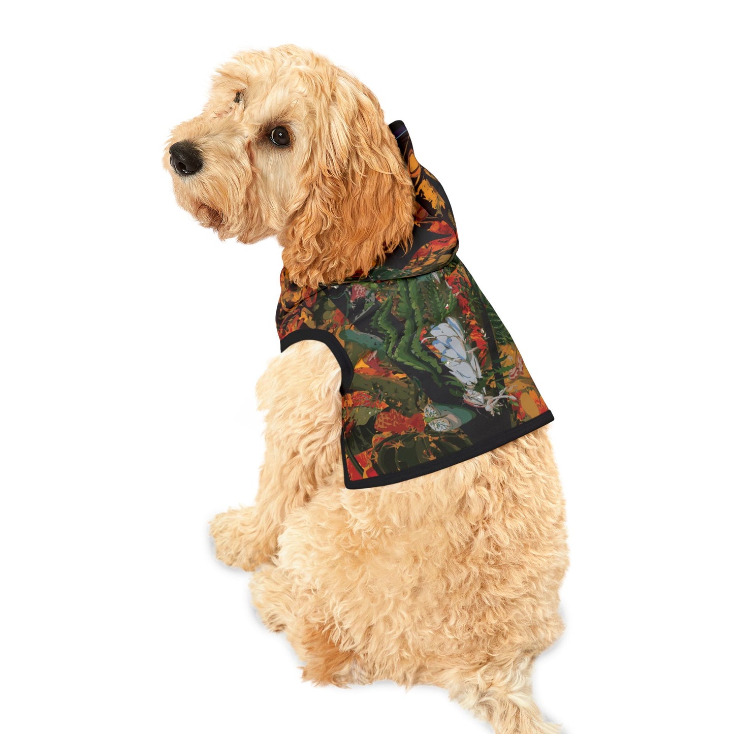 Vellochord Black Pet Hoodie