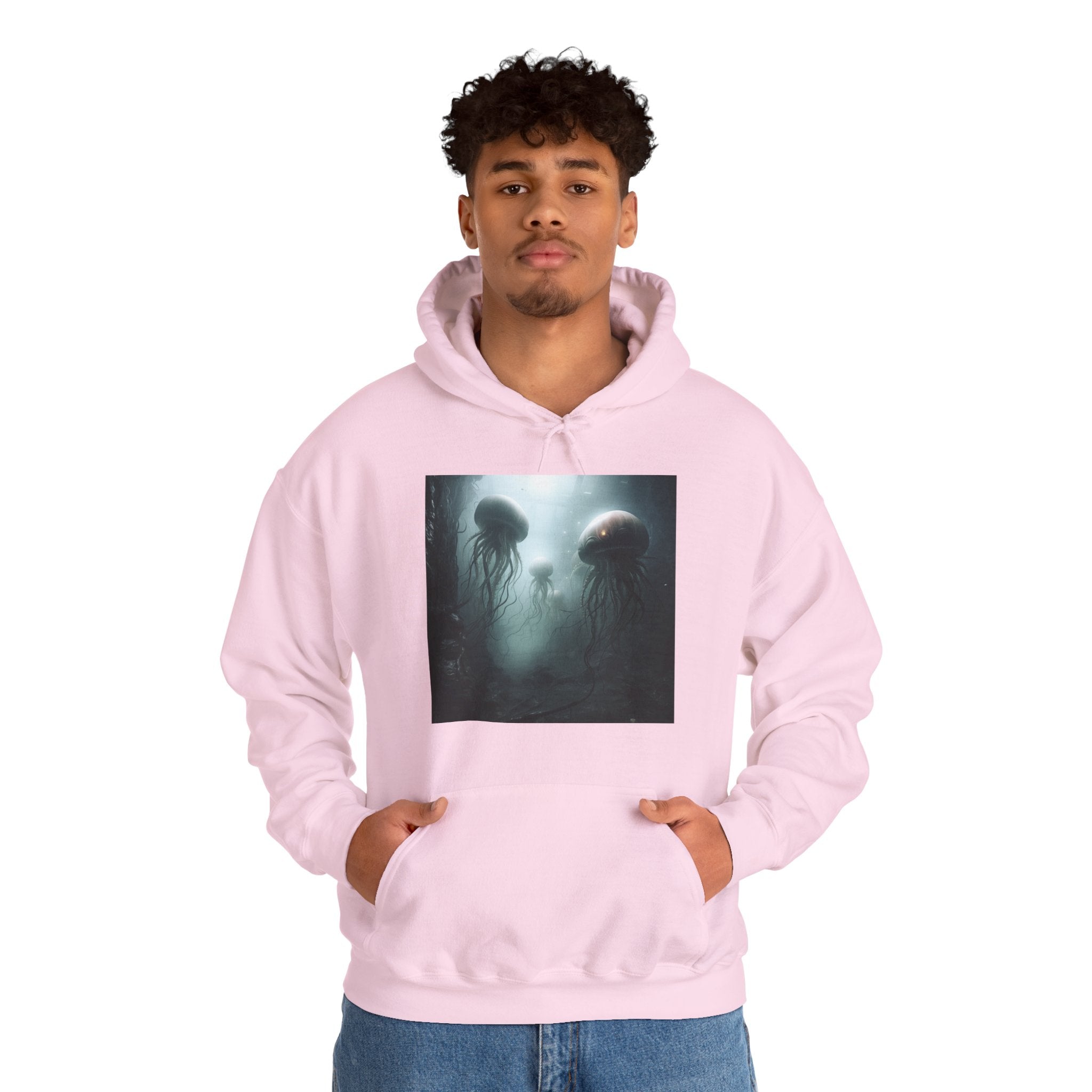 Alien Jellyfish Unisex Heavy Blend Hooded Sweatshirt