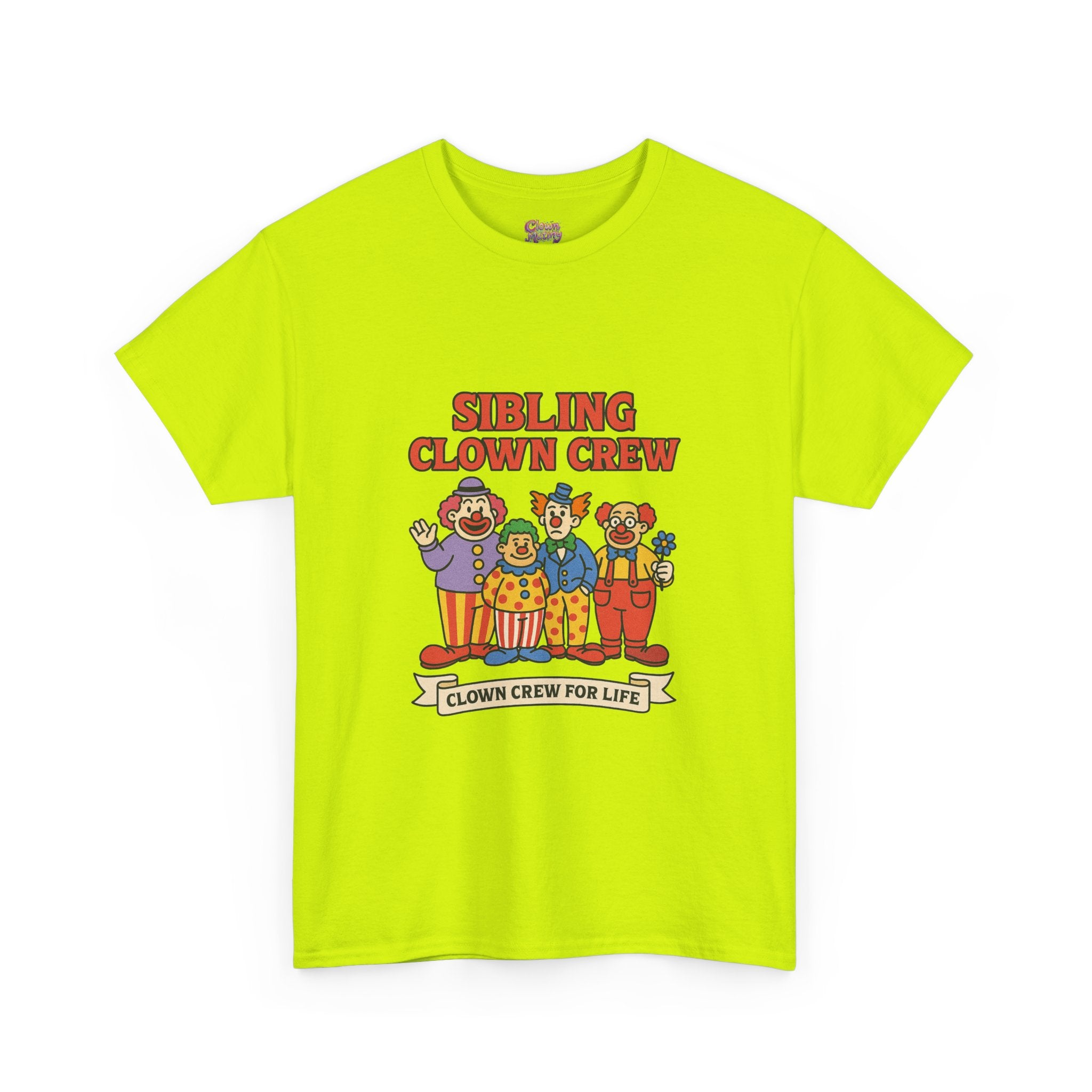 Clown Siblings Unisex Heavy Cotton Tee
