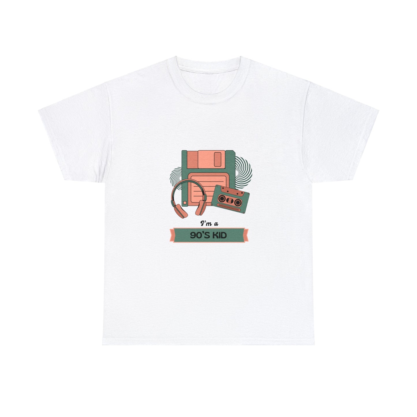 90s Kid Unisex Heavy Cotton Tee